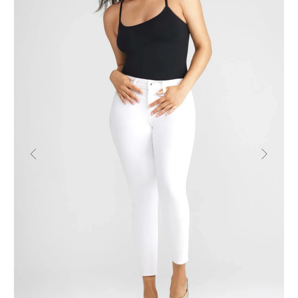 Yummie White Ankle Length Jeans size 26 - Picture 2 of 8